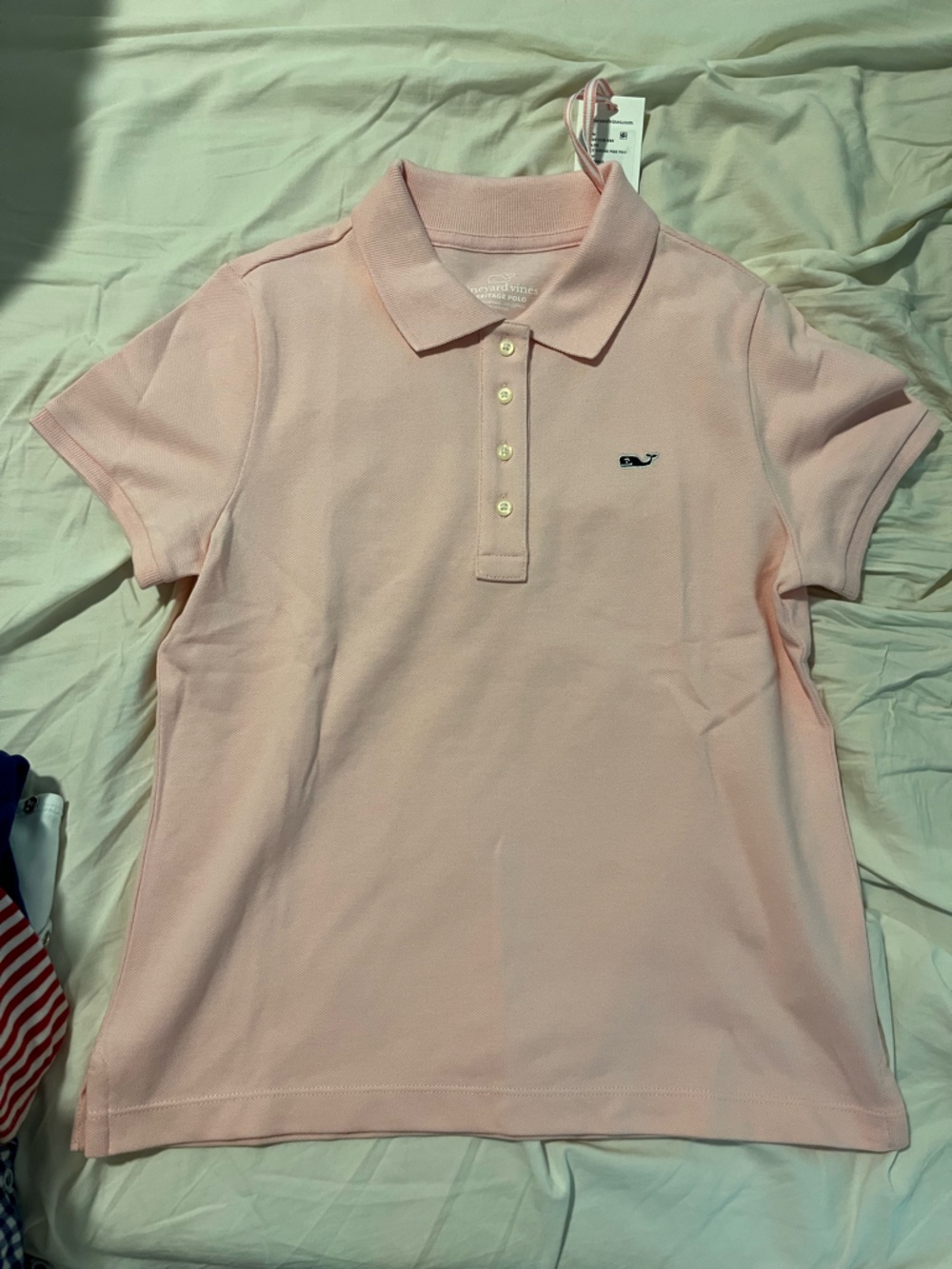 Vineyard vines pink polo shirts 8-10 short sleeve new nwt